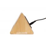 Digitalt vækkeur - Karlsson Triangle Bamboo bambus træ